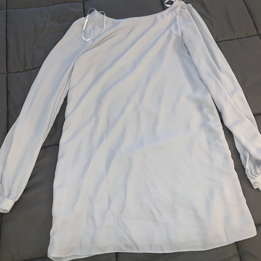 Casual grey dress, perfect for weddings